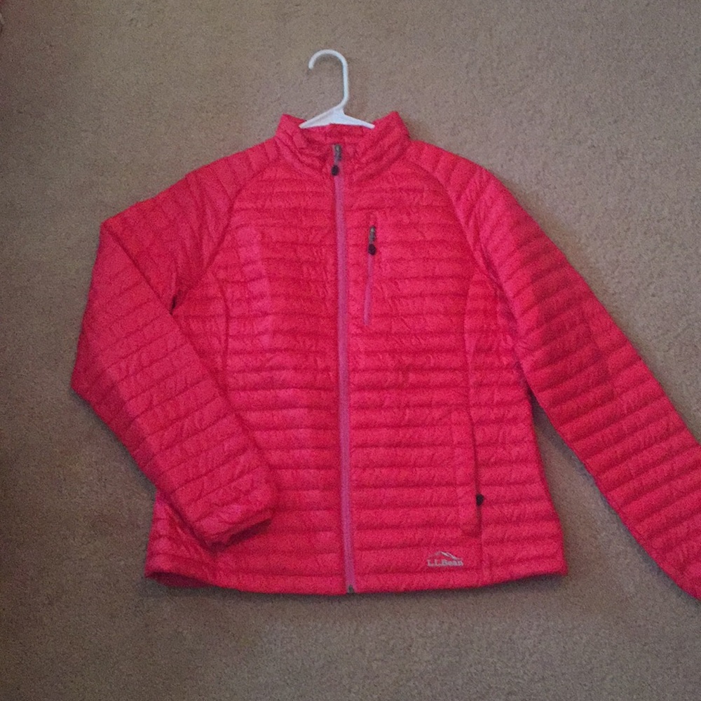 Ultralight 850 Down Jacket L. L. Bean Hot Pink